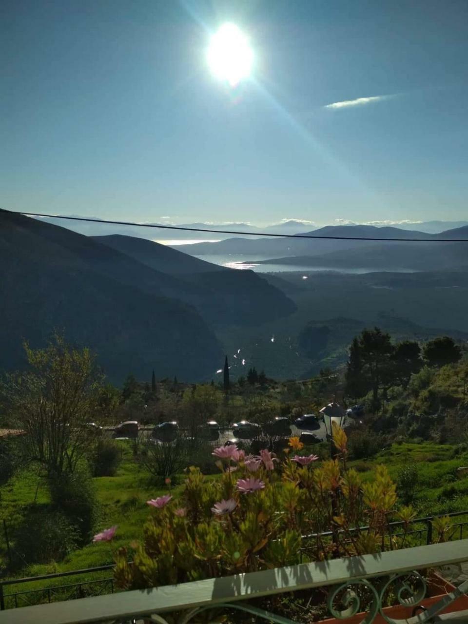 Sun View Guesthouse Delfos Exterior foto